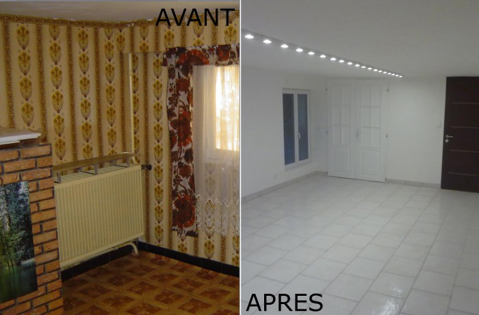 Rez-de-chaussée transformé