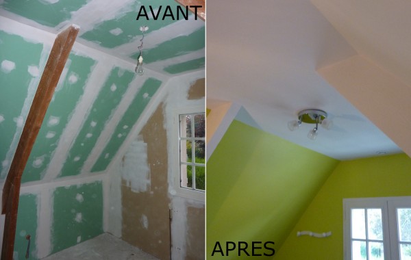 Rénovation au placo-plâtre