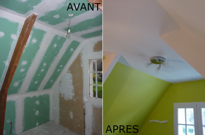 Rénovation au placo-plâtre